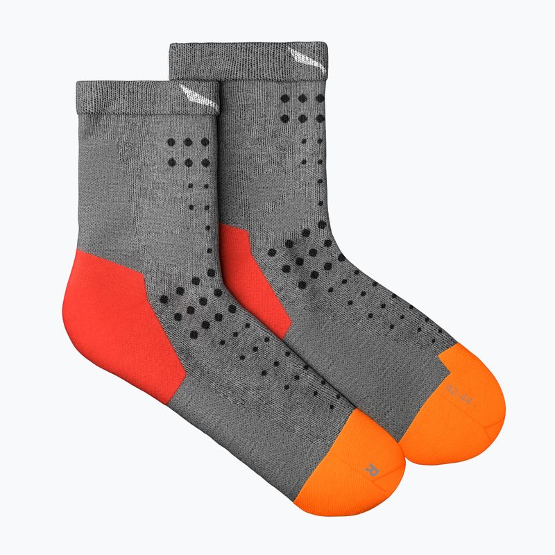 Pánske ponožky Salewa Pedroc Am Qrt light grey melange/4570