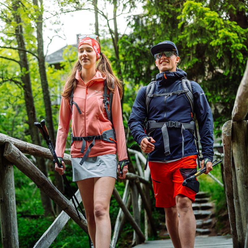 Salewa Puez Hybrid PL FZ Hoody dámska fleecová mikina svetlo ružová 00-0000027389 4