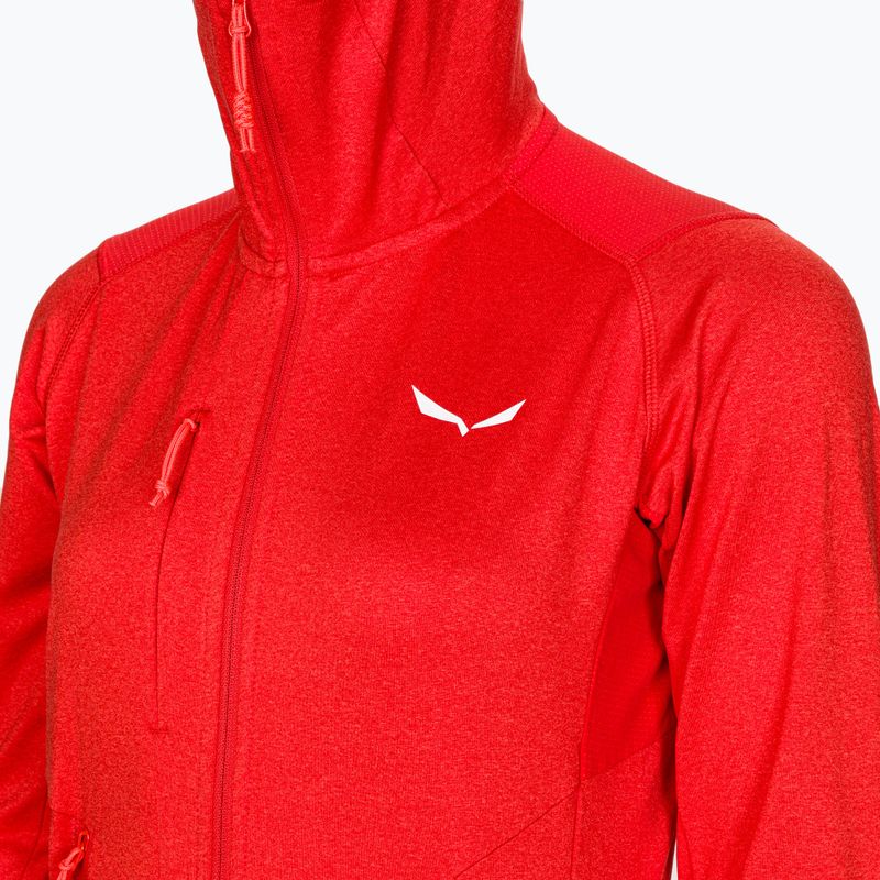 Salewa dámska fleecová mikina Agner Hybrid PL/DST FZ Hoody červená 00-0000027372 3