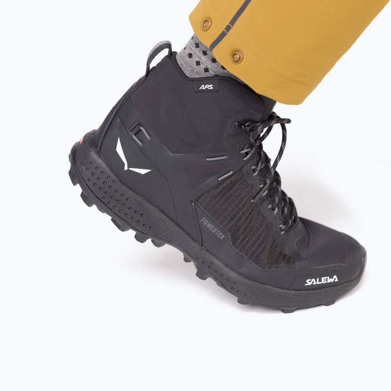 Pánska treková obuv Salewa Pedroc Pro Mid Ptx black/black 10