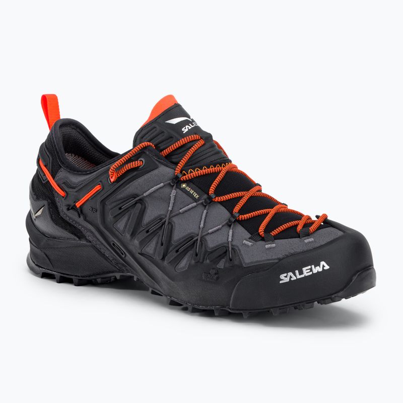 Salewa pánska prístupová obuv Wildfire Edge GTX grey-black 00-0000061375