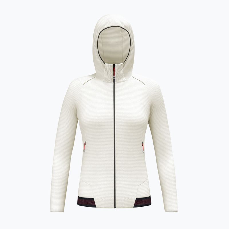 Dámska trekingová mikina Salewa Pedroc PL Hooded white 8