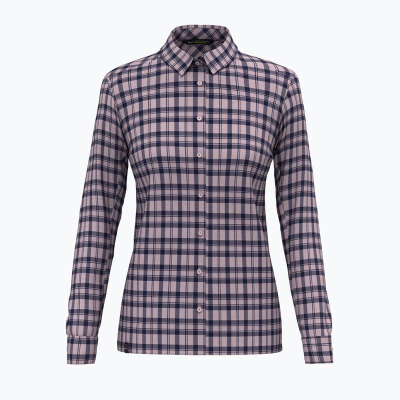 Dámska košeľa  Salewa  Fanes Flannel 5PL zephyr/navy blazer 4