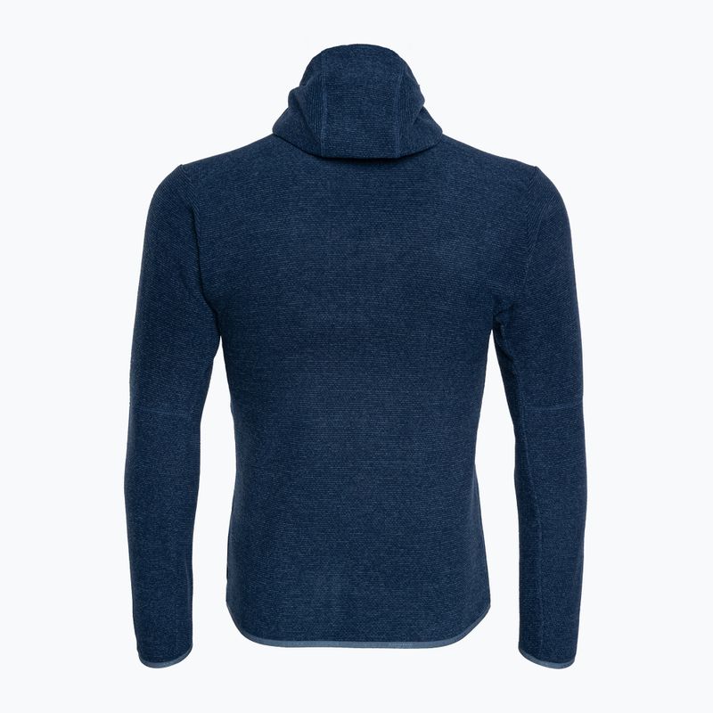 Pánska fleecová mikina Salewa Nuvolo EN dark denim melange 2