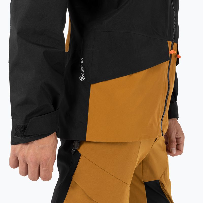 Salewa Puez GTX 2L pánska bunda do dažďa zlatohnedá 7