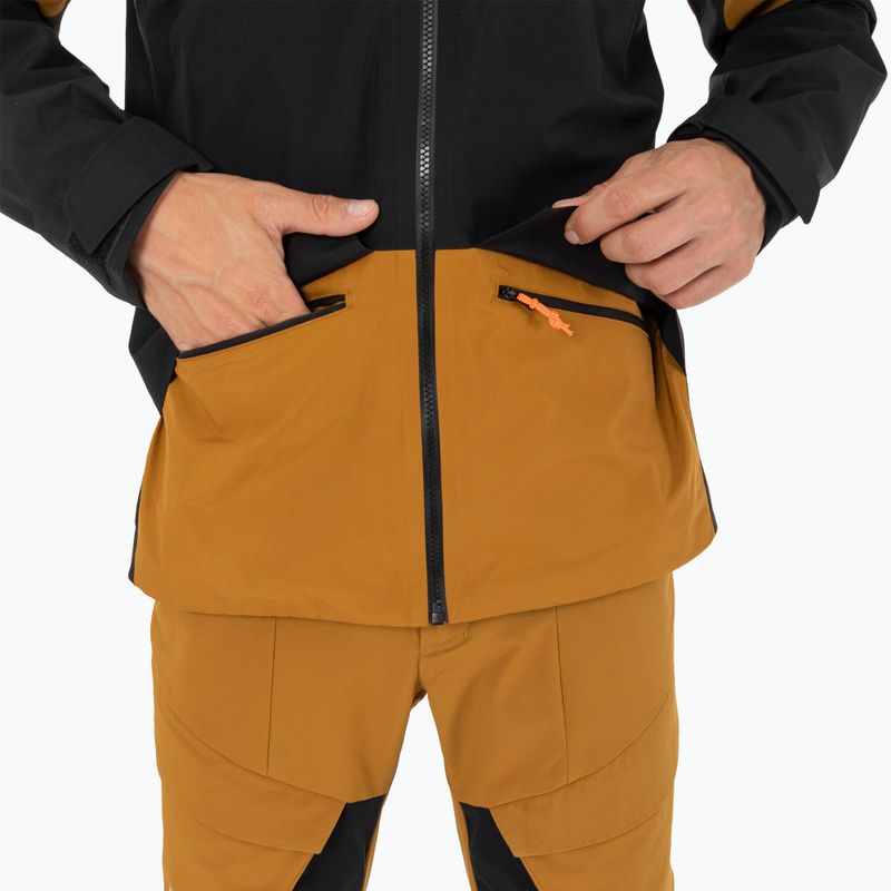 Salewa Puez GTX 2L pánska bunda do dažďa zlatohnedá 8