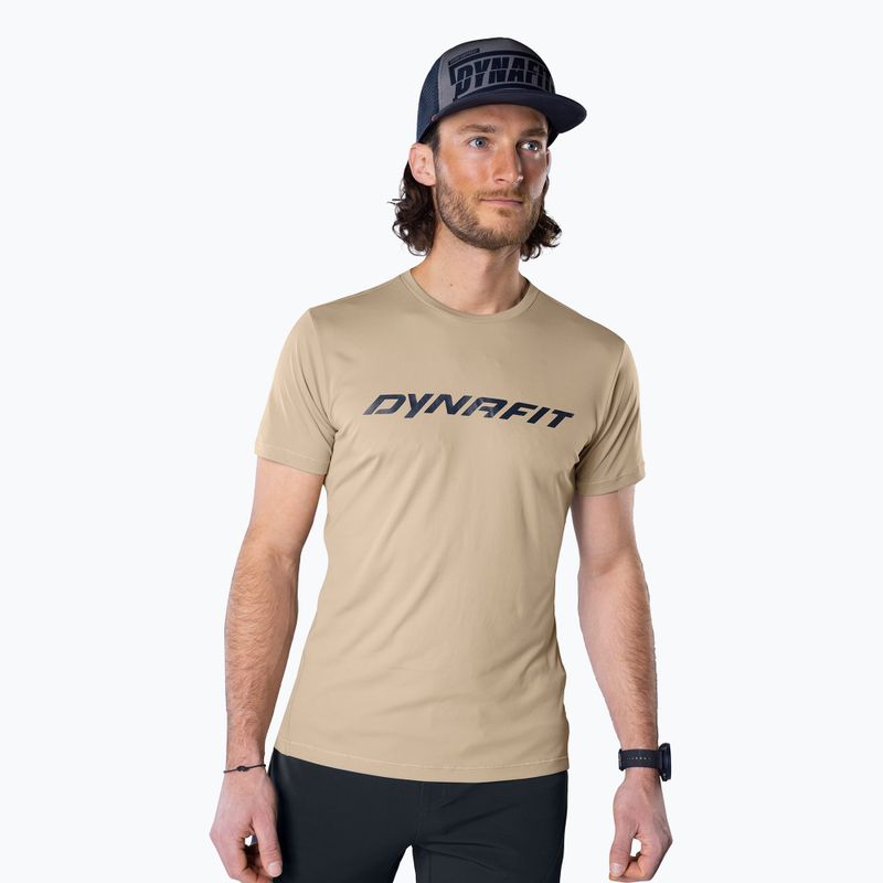 Pánske trekové tričko DYNAFIT Traverse 2 rock khaki
