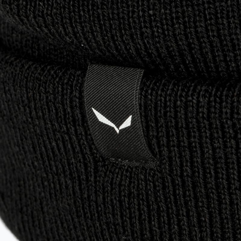 Salewa Puez Am Beanie zimná čiapka black out 4