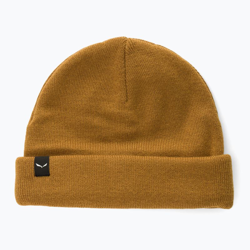 Salewa Puez Am Beanie zimná čiapka zlatohnedá 5