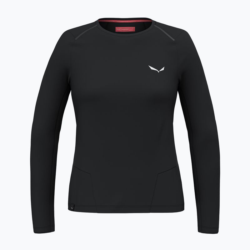 Dámske tričko longsleeve Salewa Pedroc Dry Tee black out
