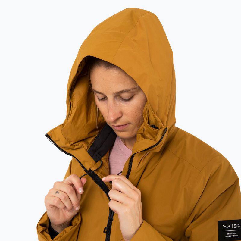 Dámsky zimný kabát Salewa Fanes 2L PTX Parka golden brown 4