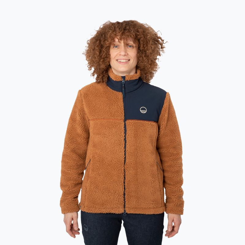 Dámska fleecová mikina Wild Country Spotter sandstone fleece 3