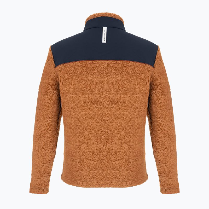 Pánska fleecová mikina Wild Country Spotter sandstone fleece 2