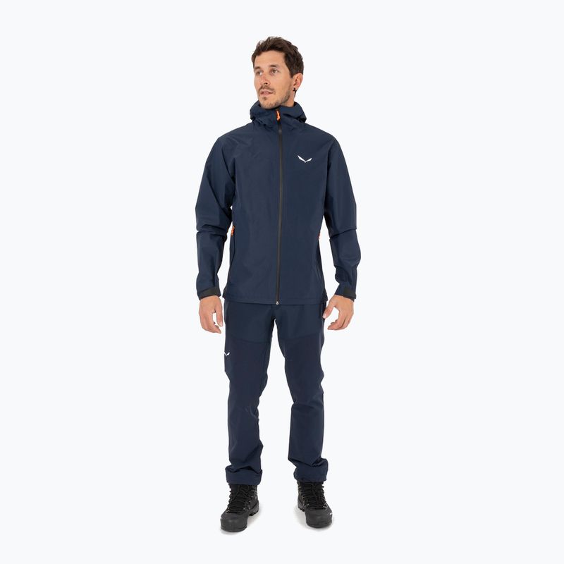 Pánska bunda do dažďa  Salewa Puez Aqua 4 PTX 2.5L navy blazer/0910 2