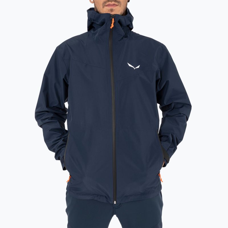 Pánska bunda do dažďa  Salewa Puez Aqua 4 PTX 2.5L navy blazer/0910 4