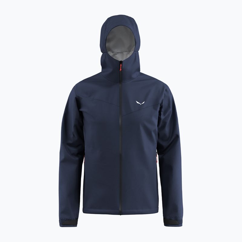 Pánska bunda do dažďa  Salewa Puez Aqua 4 PTX 2.5L navy blazer/0910 8