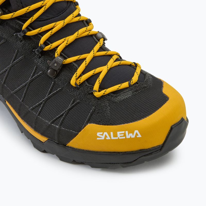 Pánska treková obuv Salewa Ortles Light Mid PTX gold/black 7