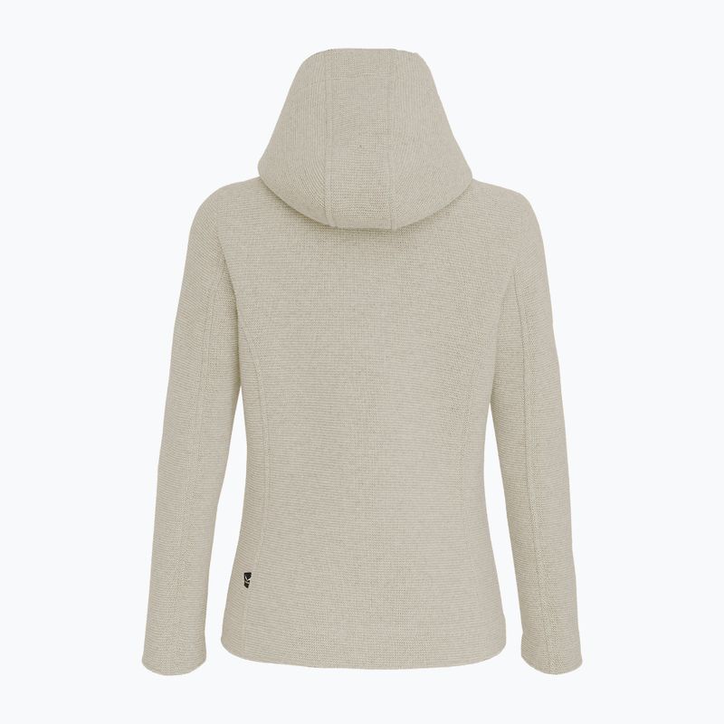 Dámska trekingová mikina  Salewa Sarner 2L Wool Fz Hoody oatmeal 6