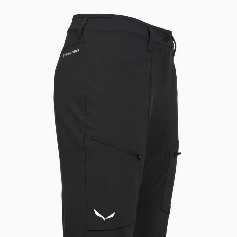 Dámske softshellové nohavice Salewa Puez DST Cargo black out 3