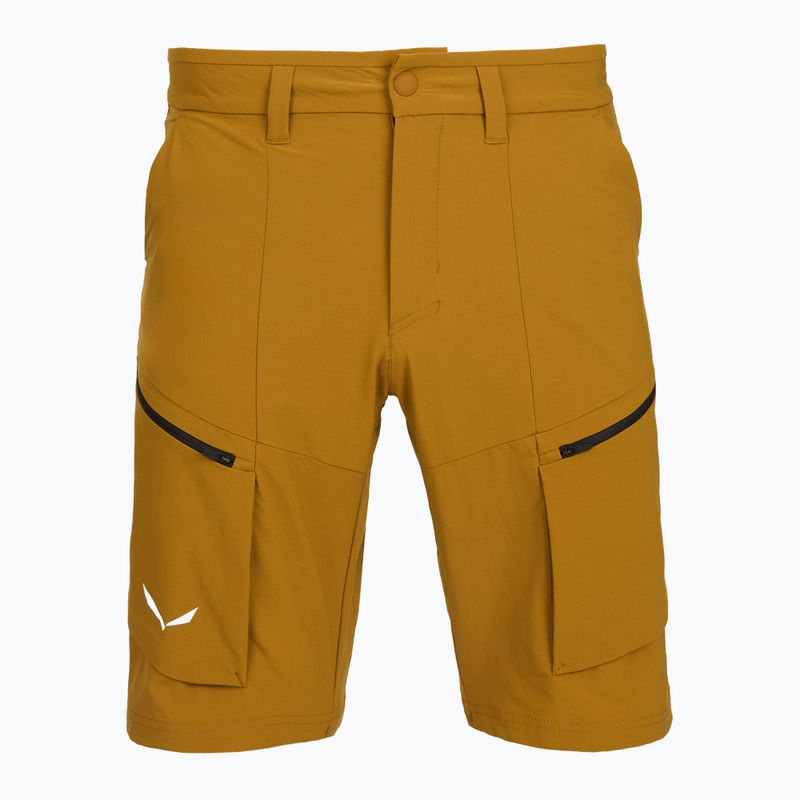 Pánske trekingové šortky Salewa Puez DST Cargo golden brown
