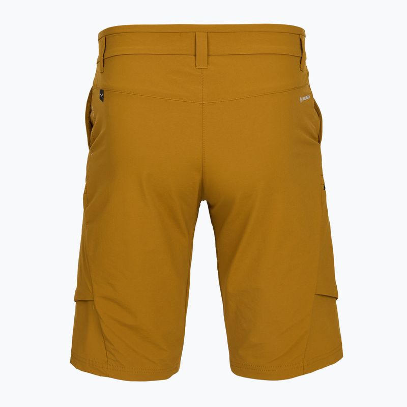 Pánske trekingové šortky Salewa Puez DST Cargo golden brown 2