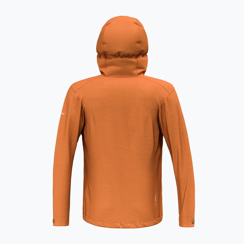 Pánska bunda do dažďa Salewa  Puez Aqua 4 PTX 2.5L burnt orange 2