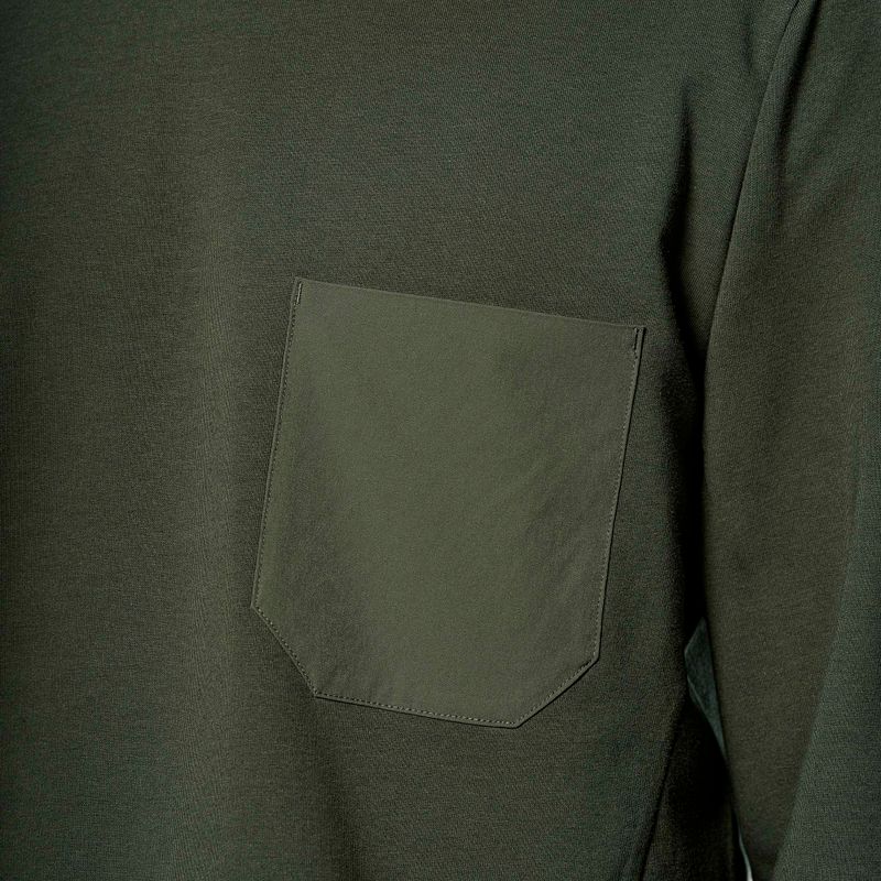 Pánska mikina Salewa Fanes Dry Pullover tmavozelená 4