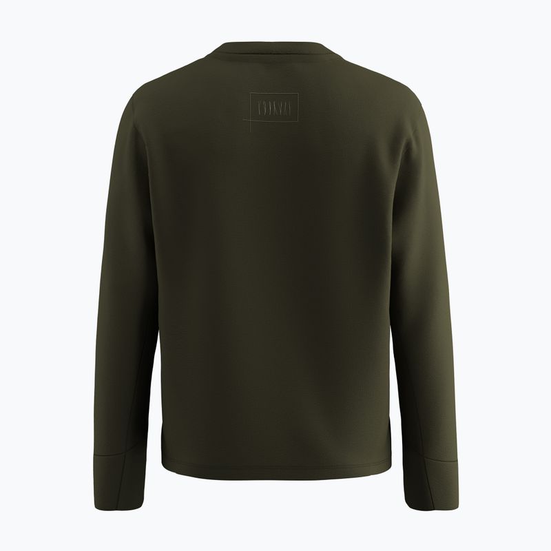 Pánska mikina Salewa Fanes Dry Pullover tmavozelená 8