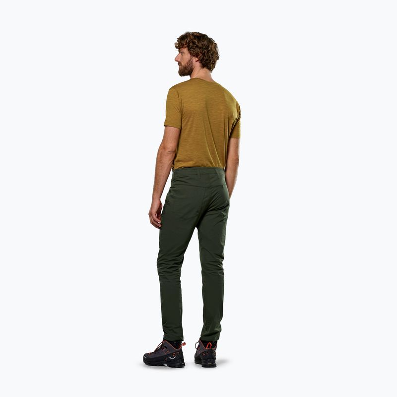 Salewa pánske trekingové nohavice Fanes Light dark olive 3
