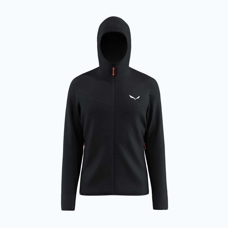 Salewa pánska trekingová mikina Puez Waffle Hyb PL HD black out 6