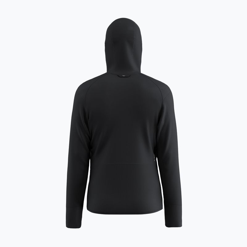 Salewa pánska trekingová mikina Puez Waffle Hyb PL HD black out 7
