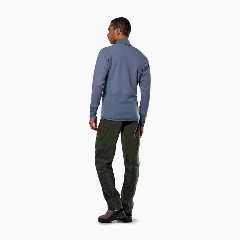 Salewa pánska trekingová mikina Puez Waffle Hyb PL HD java blue 3