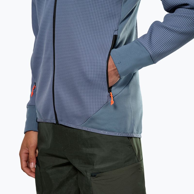 Salewa pánska trekingová mikina Puez Waffle Hyb PL HD java blue 5