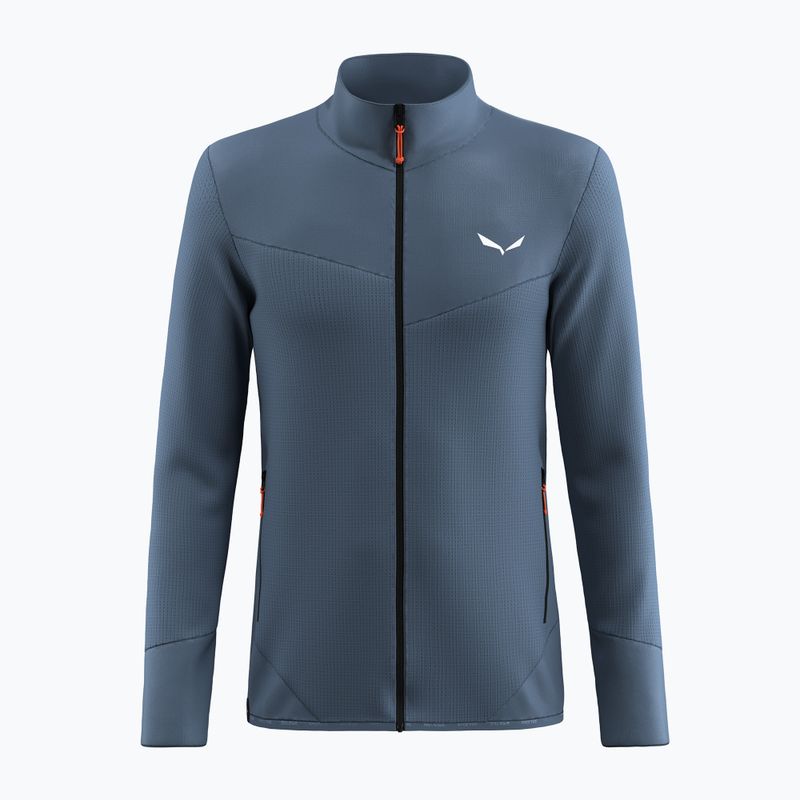 Salewa pánska trekingová mikina Puez Waffle Hyb PL HD java blue 8