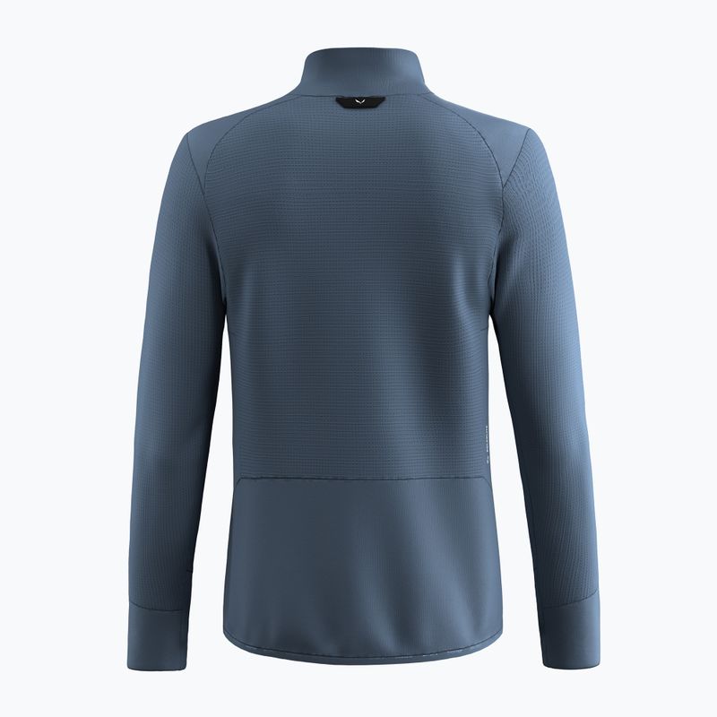 Salewa pánska trekingová mikina Puez Waffle Hyb PL HD java blue 9