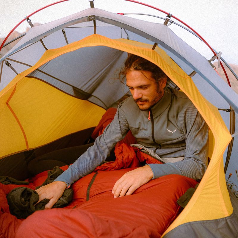 Salewa pánska trekingová mikina Puez Waffle Hyb PL HD java blue 10