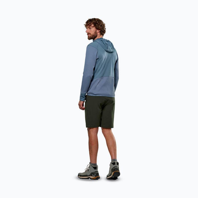 Salewa pánska trekingová mikina Puez Waffle Hyb PL HD java blue 3