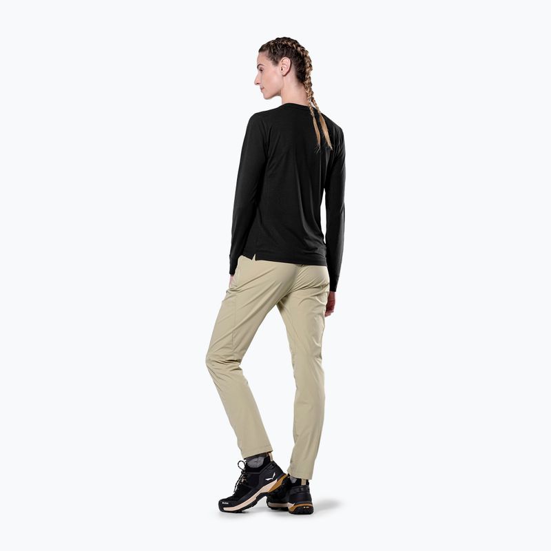 Dámske trekingové tričko Longsleeve Salewa Puez Dry black out 3