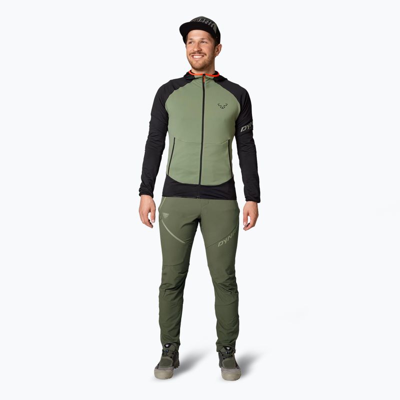 Pánska trekingová mikina DYNAFIT Transalper Light Polartec Hoody black out sage 2