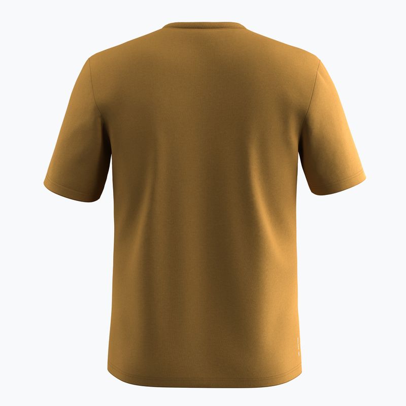 Pánske trekingové tričko Salewa Solidlogo Dry golden brown 2