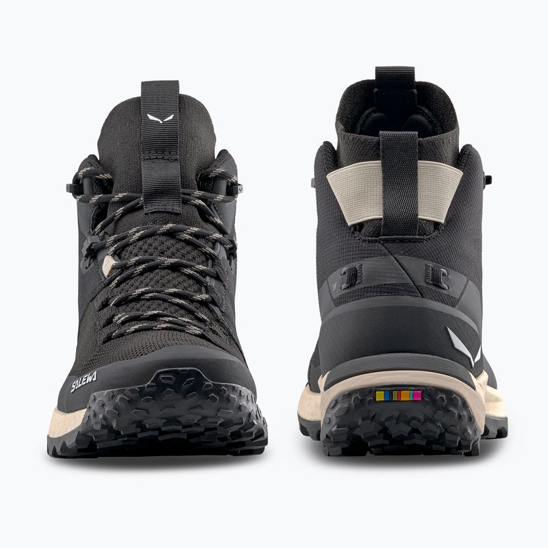 Dámske turistické topánky Salewa Puez Knit Mid Ptx black/black 3