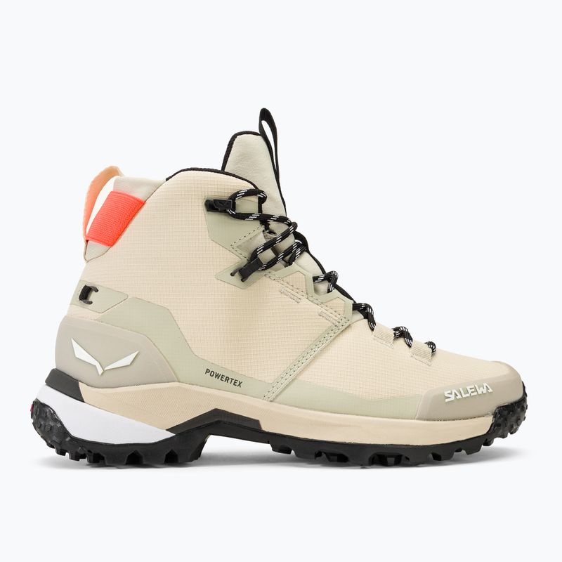 Dámske trekové topánky Salewa Puez Mid Ptx oatmeal/oatmeal 2