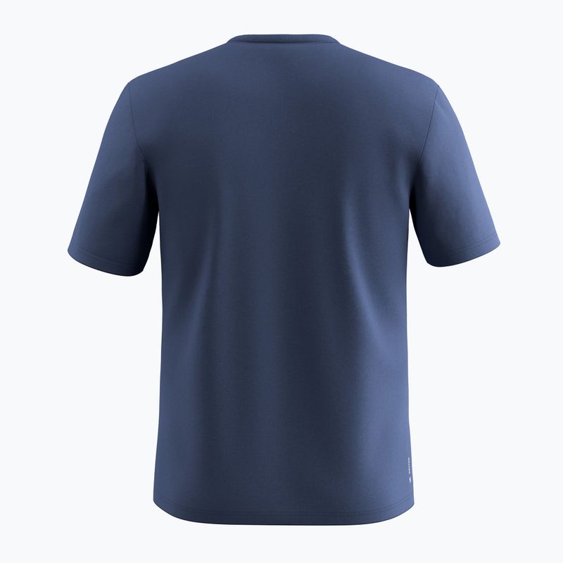 Pánske tričko Salewa Solidlogo Dry dark denim 2