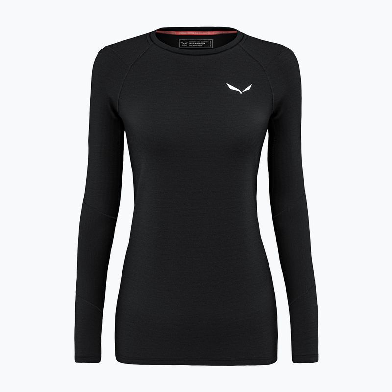 Dámske termo tričko longsleeve Salewa Cristallo Warm AMR black out