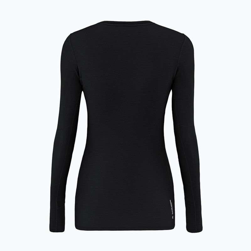 Dámske termo tričko longsleeve Salewa Cristallo Warm AMR black out 2