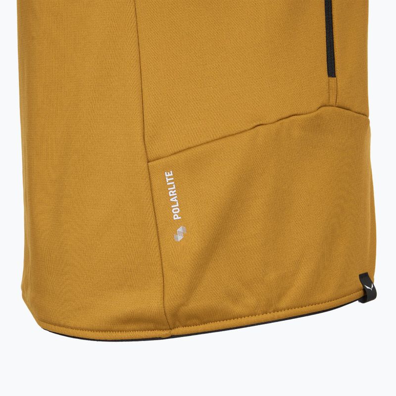 Dámska trekingová mikina Salewa Sella Crevasse Hd golden brown 5