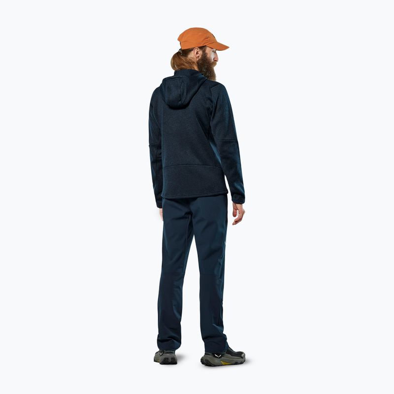 Pánska trekingová mikina Salewa Puez Rocca Polarlite Hood navy blazer 3