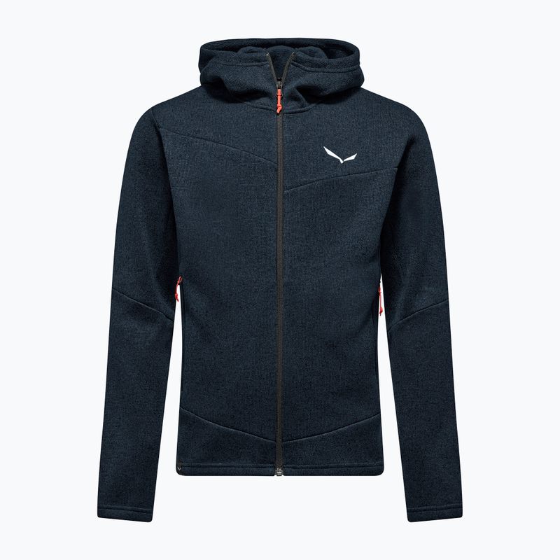Pánska trekingová mikina Salewa Puez Rocca Polarlite Hood navy blazer 5