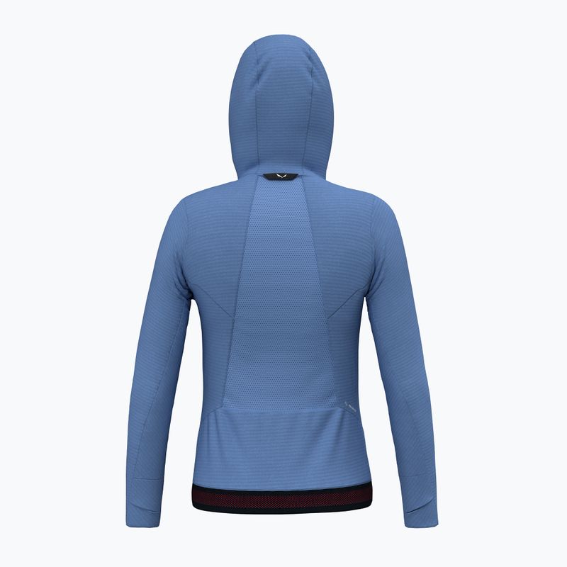 Dámska trekingová mikina Salewa Pedroc PL Hooded morning blue 2