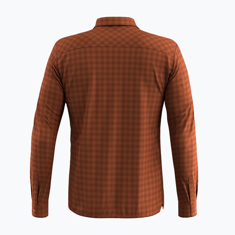 Pánske tričko Salewa Puez Dry L/S bombay brown 2